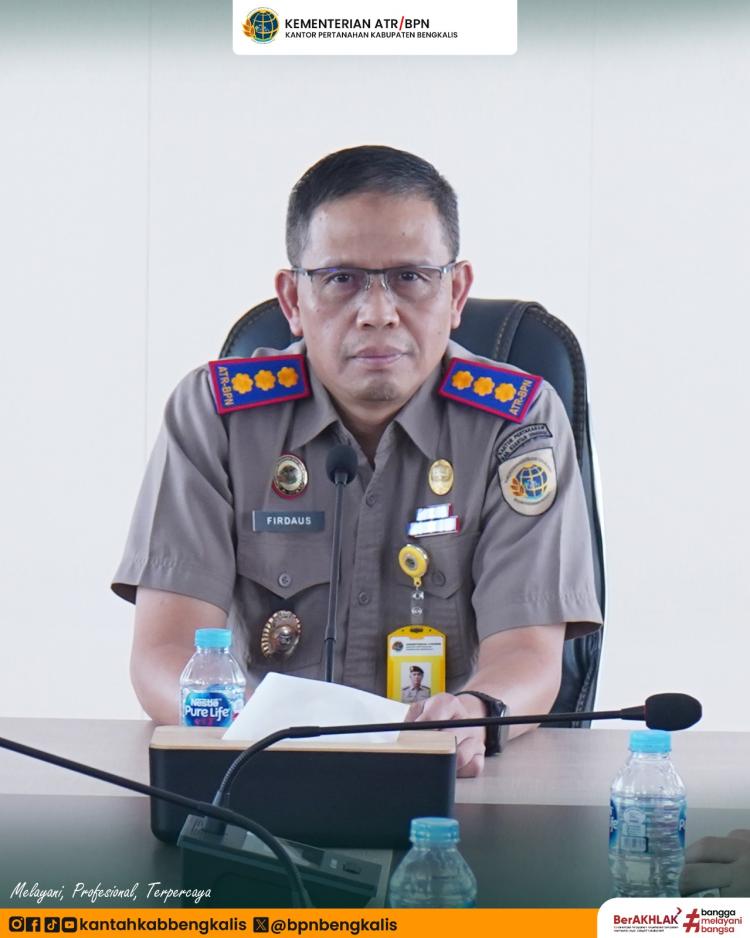 Kantor Pertanahan Bengkalis Percepat Legalisasi Aset Tanah Transmigrasi