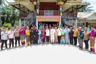 Staf Khusus Menteri ATR/Kepala BPN bersama Kakanwil BPN Provinsi Riau Monitoring Kepatuhan Pendaftaran Tanah Ulayat di Kubu, Rokan Hilir