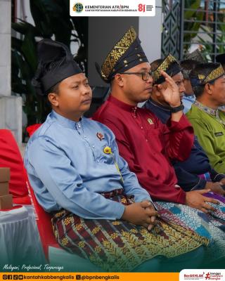 Kantor Pertanahan Kabupaten Bengkalis Hadiri Upacara Hari Jadi ke-69 Provinsi Riau